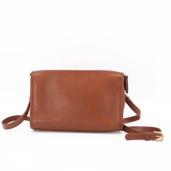 Vintage COACH Purse Taylor Legacy 90s Brown Leather Crossbody Bag USA Made - Picture 12 of 14